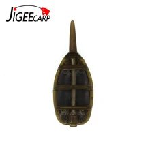 JIGEECARP 1/2 комплекта 15-40g Карп Рыболовные катушки, Рыболовные катушки, свинцовый грузик песка приманки Метатель Карп грубый встроенный метод подачи аксессуар для рыбалки