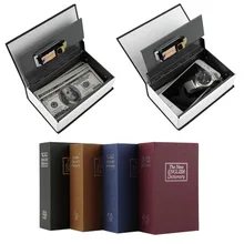 Popular Safe Box Dictionary Secret Book Money Hidden Secret Security Safe Lock Cash Money Coin Storage Jewellery Password Locker metal steel storage safe box dictionary secret book piggy bank money secret security locker cash jewellery with key lock