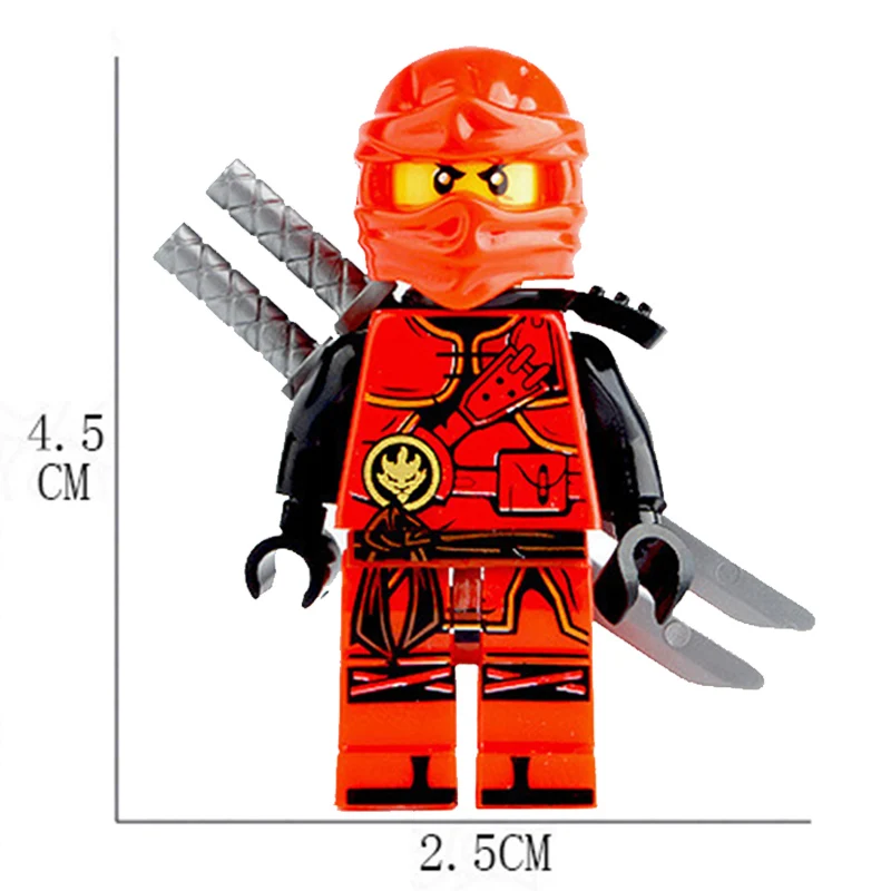 20pcs/lot Ninja Kai Cole Jay Zane Lloyd Building Blocks For LegoINGlyS Ninjagoed Mini Action Figures Bricks Toys Kids Xmas Gifts