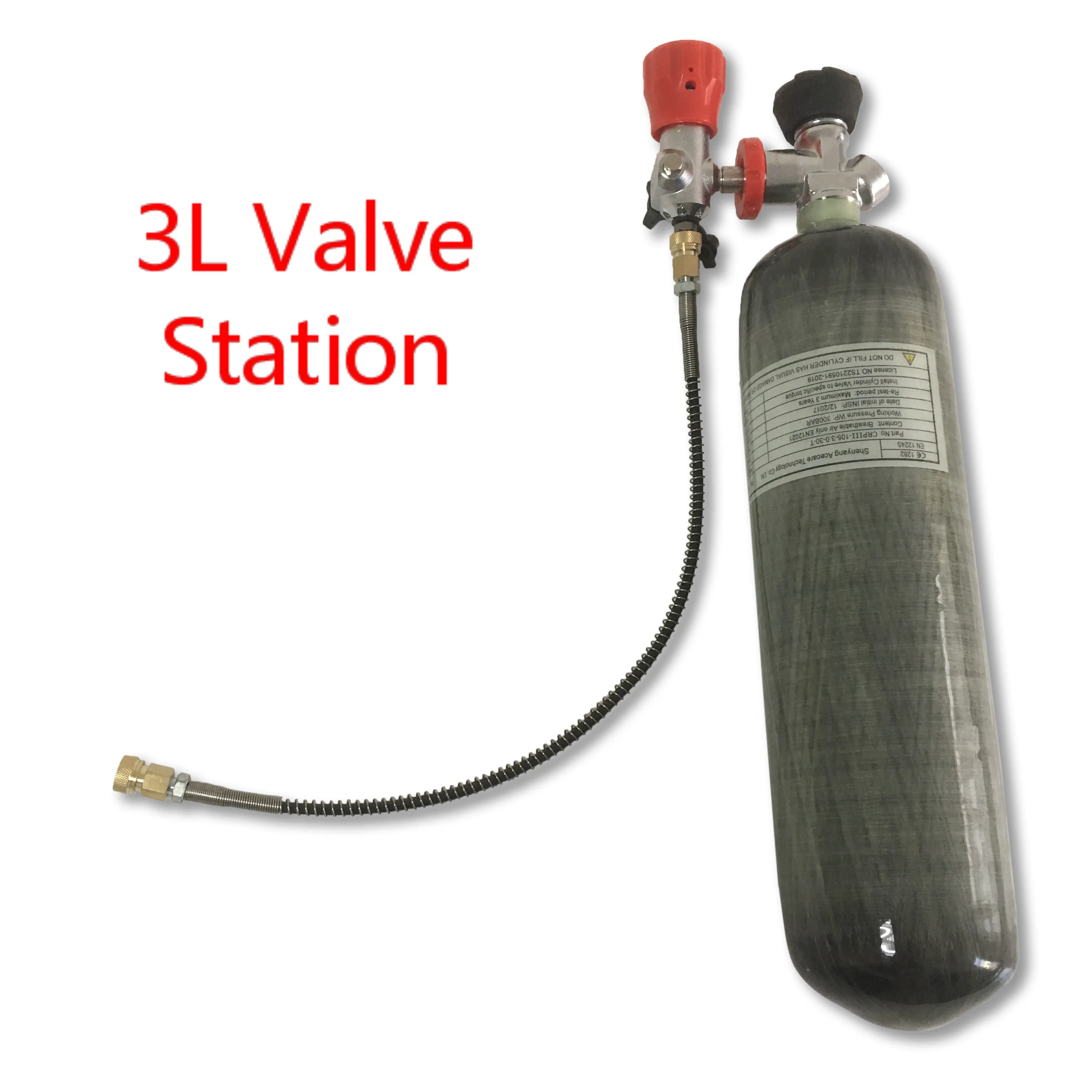 AC103301 цилиндр Pcp пневматическая винтовка 3л 4500Psi акваланга подводная пушка углеродное волокно клапан акваланга бак Acecare