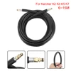 Nozzles For Karcher Serie K Water Hose High Pressure Gun Cleaner Tube 6/10/15meter Car Washer Motorcycle Cleaning Pipe Extension 3