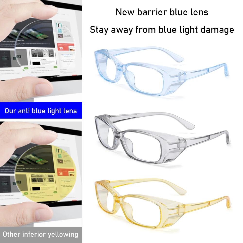 Unisex Anti-blue Light Reading Glasses Anti-pollen Optical Eyewear Classic Anti Fog Presbyopia Eyeglasses Vision Care Goggles