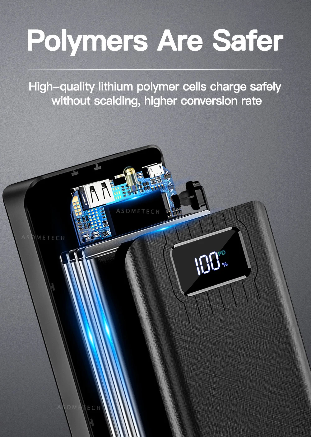 wireless power bank Power Bank 30000mAh Type C PD Fast Charging Powerbank 30000 mAh Portable External Battery Charger For iPhone 12 Xiaomi Poverbank portable charger
