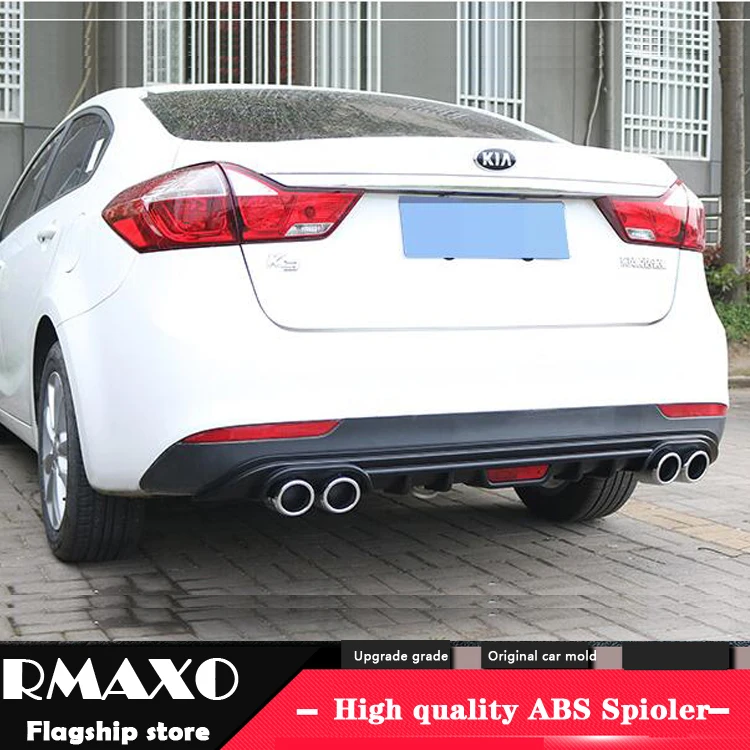 Диффузор для заднего бампера Kia Forte K3 ABS Модель 2016 2018 года комплект корпуса задний
