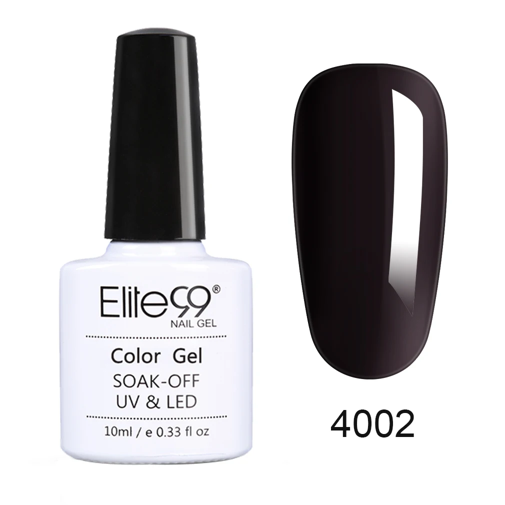 Гель-лак Elite99 10 мл Macchiato Soak Off UV светодиодный лак для ногтей праймер Гель-лак для ногтей однородного цвета для ногтей художественный гель для ногтей лак - Цвет: GJS4002