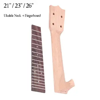 

Tenor Ukelele Maple Wood Neck & Rosewood Fretboard Fingerboard Set Hawaiian Guitar Luthier DIY Repalcement