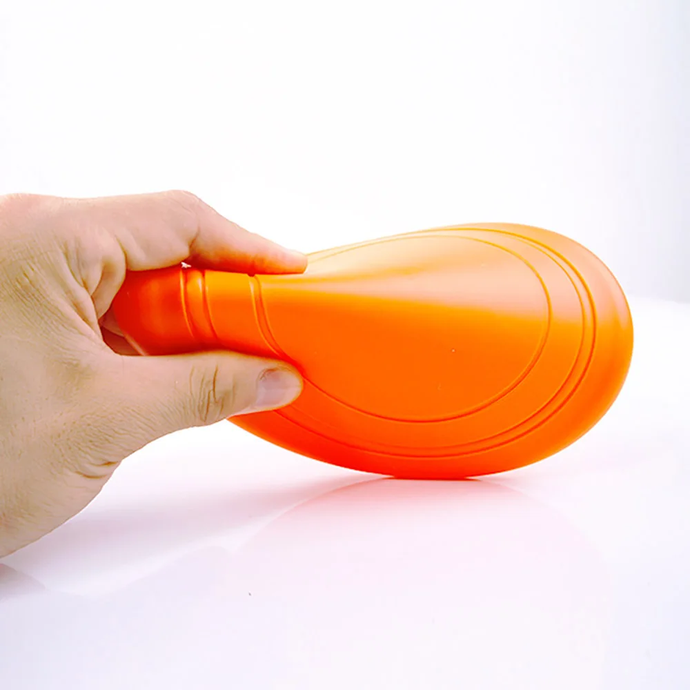 

Foreign Trade Promotion Six-Color Throwing Dog Silicone Soft Dog Frisbee Pet Frisbee Toy Pet Dog Training