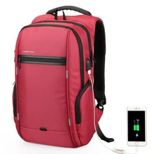 Kingsons мужские рюкзаки 1" 15" 1" рюкзак для ноутбука USB зарядное устройство сумка Противоугонный рюкзак для подростка модный мужской рюкзак для путешествий