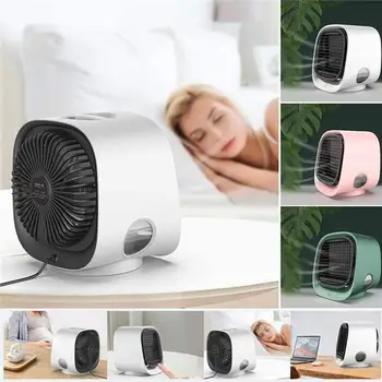 

Mini Negative-ion Air Conditioning Fan M-201 USB Mini Night Light Desktop Multi-Functional Air Cooling Fan with Large Water Tank