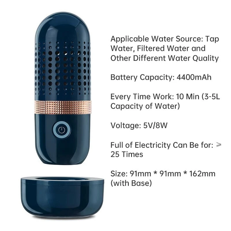 Capsule Shape Fruit Vegetable Washing Machine Protable Wireless Fruit