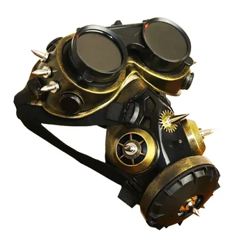 

Motorcycle Full Face Skull Mask Face Mask Goggles Glasses Gothic Vintage Anti-fog Haze Gas Masks Steampunk Halloween Party