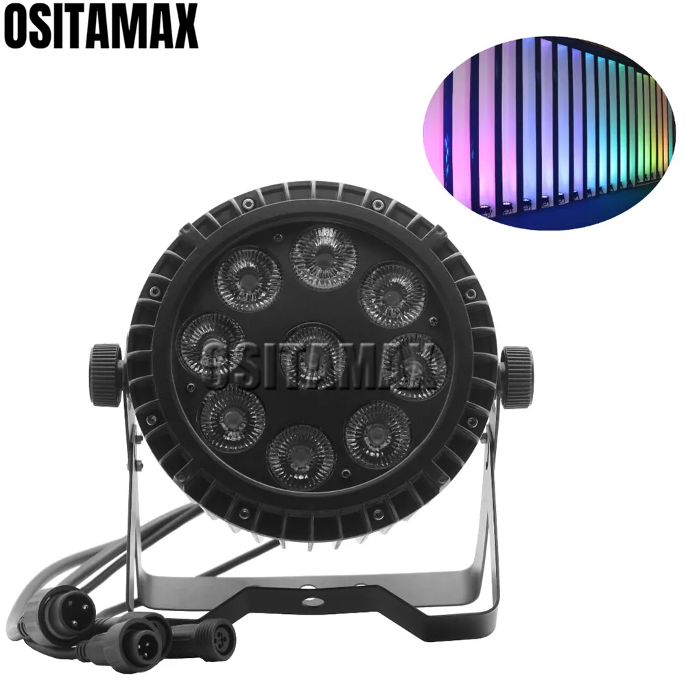 Lyre Wash IP65 Outodor Светодиодный прожектор 9x18 Вт прожсветильник Тор 6 в 1 декоративный