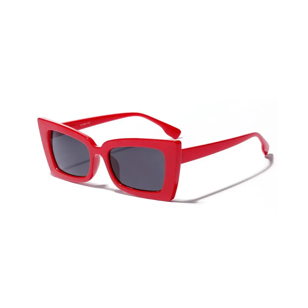 Fashismall прямоугольные Солнцезащитные очки женские Ретро белые фиолетовые красные черные квадратные солнцезащитные очки для женщин мужчин унисекс FML