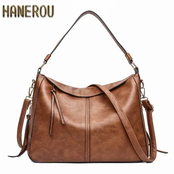 

Female Casual Handbags Women Tote Shoulder Bag PU Leather Ladies Bucket Handbag Messenger Bag Soft Small Shopping Crossbody Bags