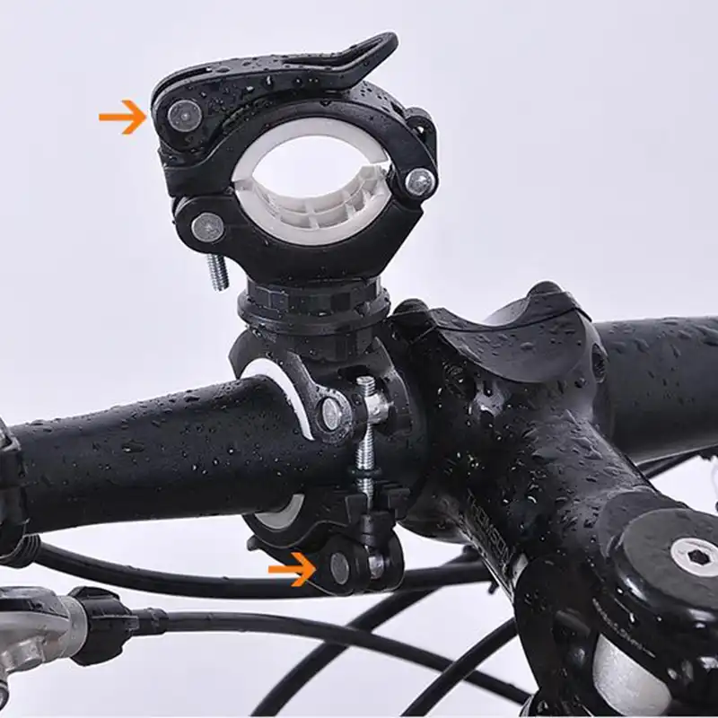 90° Rotating Bicycle Handlebar Mount MTB Bike Light Bracket Bike Lamp Holder US