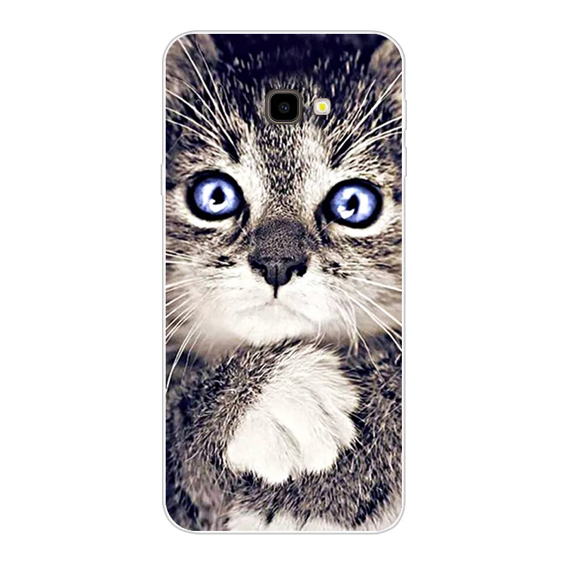 Белый Для Funda samsung J4 Plus чехол 360 силиконовый матовый для samsung Galaxy J4 Plus sm j415 чехол для телефона J4 Plus 6,0 - Цвет: Белый