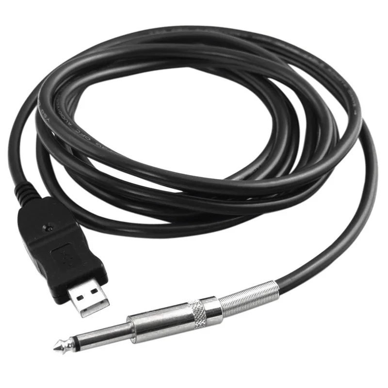 Прочный 3 м USB к разъему 6 5 мм проигрыватель для записи стерео соединение аудио