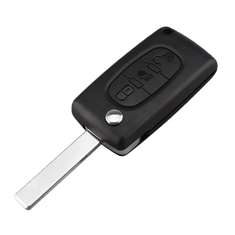Автомобильный Дистанционный ключ для CITROEN Berlingo C3 C2 C5 C4 Picasso кнопка лампы ASK 433 МГц PCF7941 чип ключ HU83 лезвие