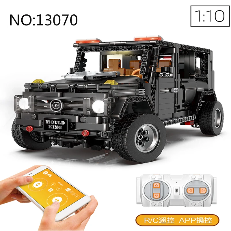 

Technikg5500 Rc Motors Car Sets Building Blocks Bricks Educational Toys App Technic 13070 Compatible