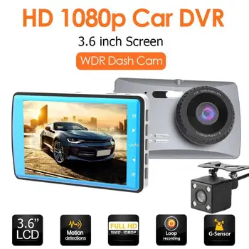 

Durable Car DVR Recorder Camera Delicate Design 3.6 inch 1080P Car Dash Cam 140 Degree Reversing Image Parking Monitor Car DVR
