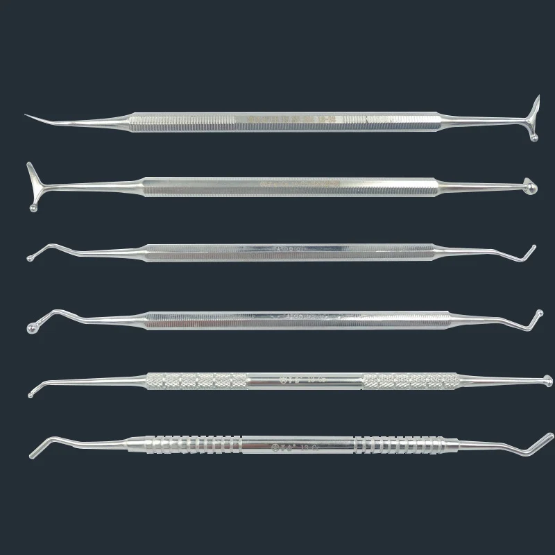 Stainless Steel Double Ends Dental Burnisher Dental Composite Filling Tool Amalgam Spatula