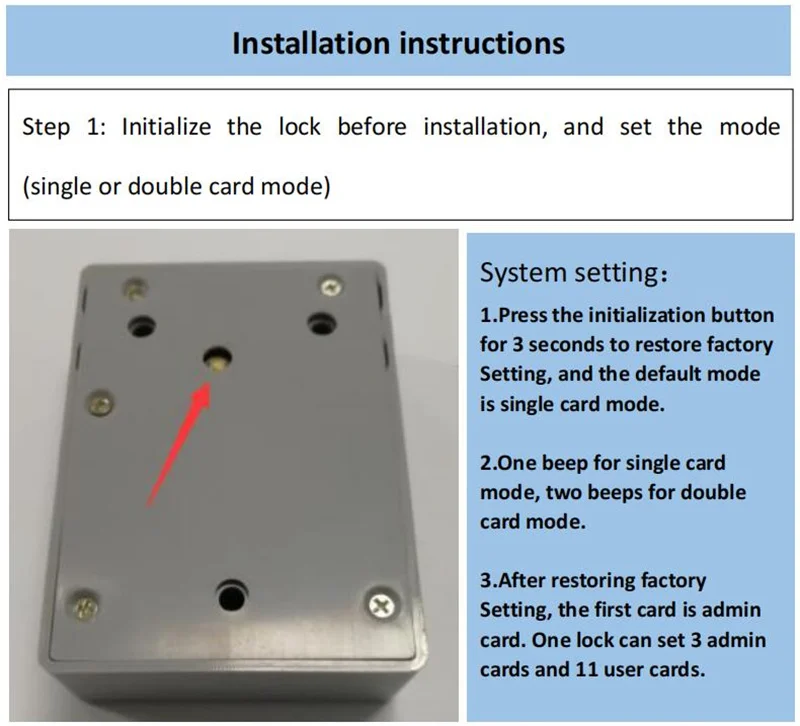 Smart Hole-Free Installation Hidden Locker Drawer Cabinet Single And Double Doors Wardrobe ID Induction Swipe Card Safety Lock