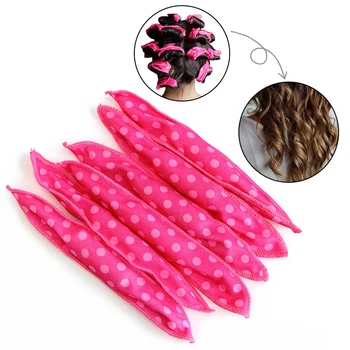 

30 pcs Magic Hair Rollers Curls Hair Curlers Soft Sleep Pillow Hair Roller Set Best Flexible Foam Sponge DIY Hair Styling Tools