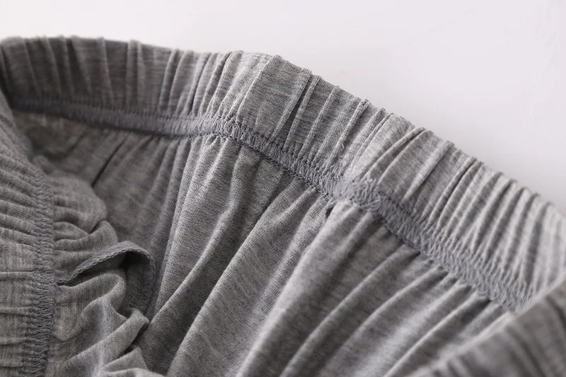 Neue modale Schlaf Pyjama hose Frauen dünne waden lange Hose lose große Größe rosa/grau/schwarz lässig zu Hause tragen Pantalones de Mujer – Detail 6