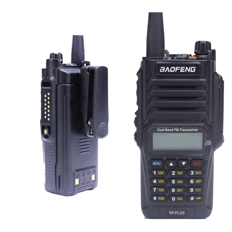 2021 Baofeng 9R plus Waterproof IP68 Walkie Talkie High Power CB Ham 50 20 KM Long Range UV9R portable Two Way Radio Dropshippin | Мобильные
