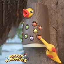 1 Набор Дятел птица поедание червь игрушечные насекомые Магнитная птица поедание червь интеллектуальное развитие для детей игры для вечеринок игрушки