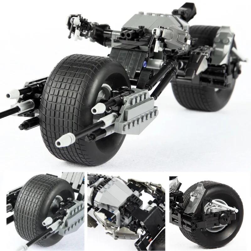 Decool 7115 Fit DC Бэтмен фильмы BatMobile Pod 5004590 07061 мотор Супер Герои 338 шт. строительные