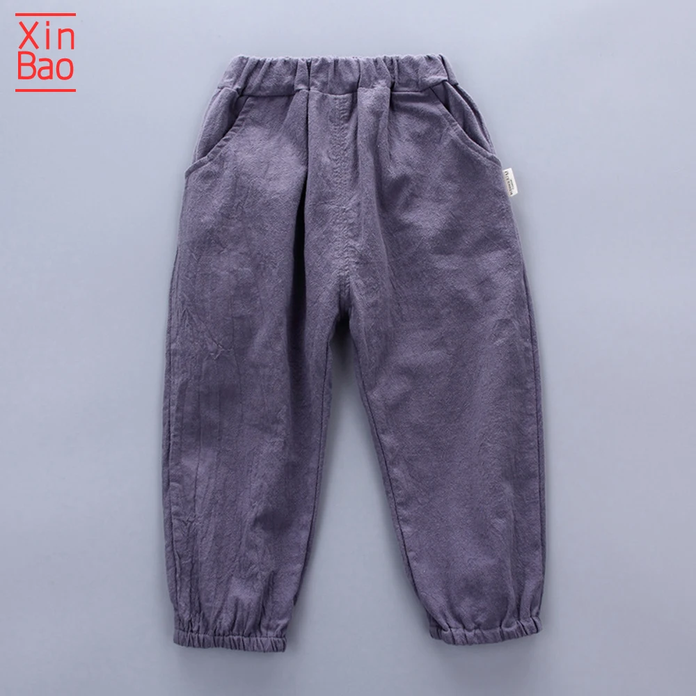 XINBAO/рубашки+ штаны; комплект одежды для детей из 2 предметов; комплекты для мальчиков и девочек; льняная одежда для малышей; сезон осень-зима; Изысканная детская одежда для малышей