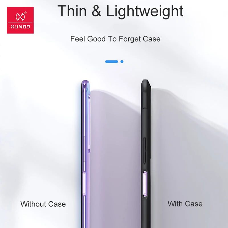 Чехол Xundd для Huawei P40 Lite Nova 6 6SE 7i противоударный прозрачный силиконовый чехол
