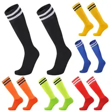 1 пара спортивных носков, леггинсы до колена, чулки, футбольные, бейсбольные, футбольные, выше колена, для мужчин и женщин, носки для взрослых и детей