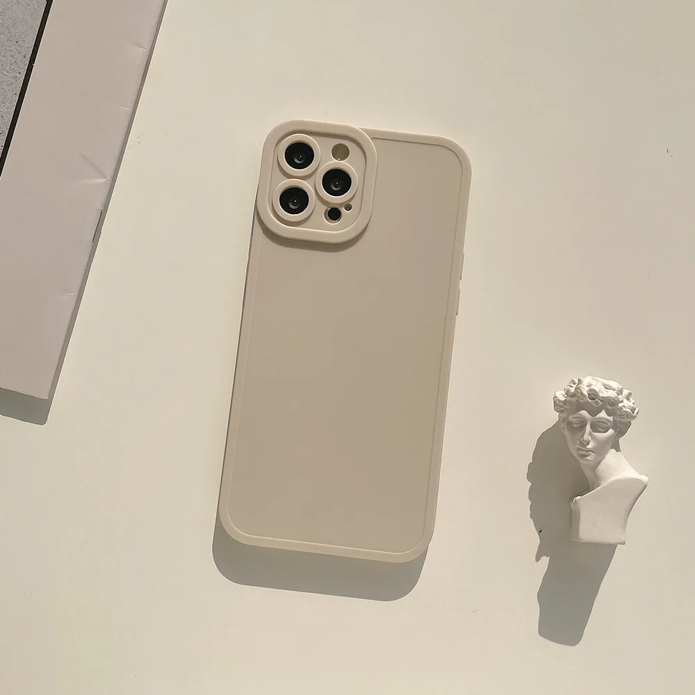 thumbnail image 1 of Matte 12 styles soft silicone ins jane phone case for iphone 8 7 plus x xr xsmax 11 12 mini 14 15 pro max 13 promax shockproof, 1 of 5