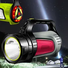 Водонепроницаемый фонарь на батарейках, многофункциональный фонарь для сада и пешего туризма, светодиодный фонарь с зарядкой от USB