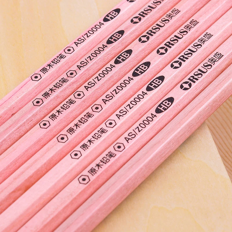 

10Pcs Wood Pencils Hexagonal Correction Grip Learn Pencil Elementary School HB Pen Writing Drawing Pencil Set