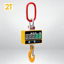 OCS SE échelle de grue numérique Super claire 1000kg/2000lb balance industrielle suspendue robuste Rechargeable avec télécommande