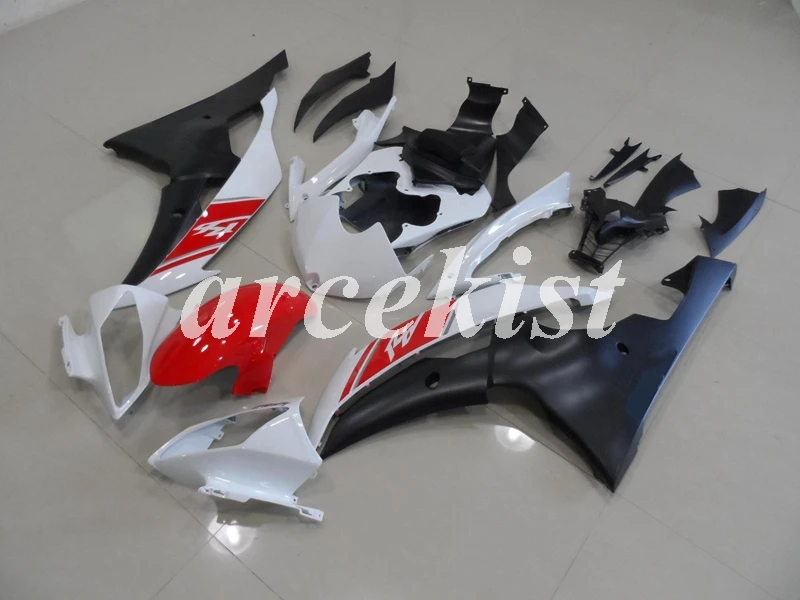 ABS мотоцикл полный обтекатель комплект подходит для YAMAHA YZF-R6 2008- 08 09 10 11 12 13 14 15 16 комплект кузова белый красный черный