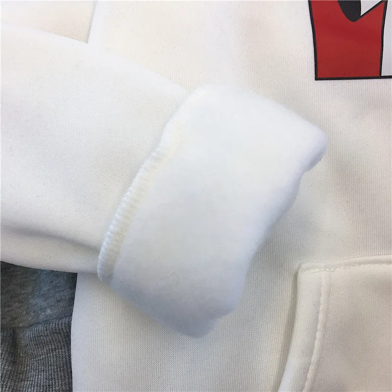 Hoodie Women's New Style Brushed And Thick Students Autumn And Winter South Korea Ulzzang Loose-Fit NIS Super Fire Tops