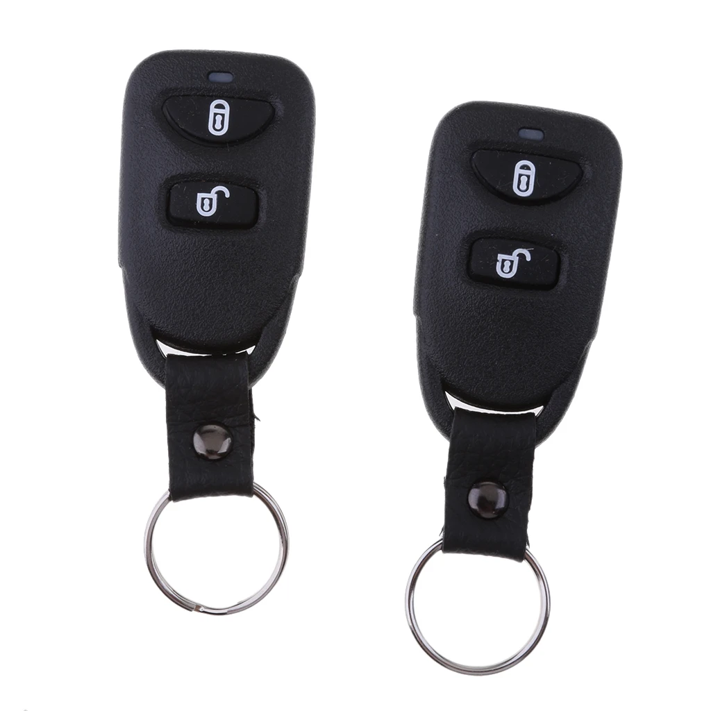 4 Door Power Central Lock Kit w/2 Keyless Entry Car Remote Control 