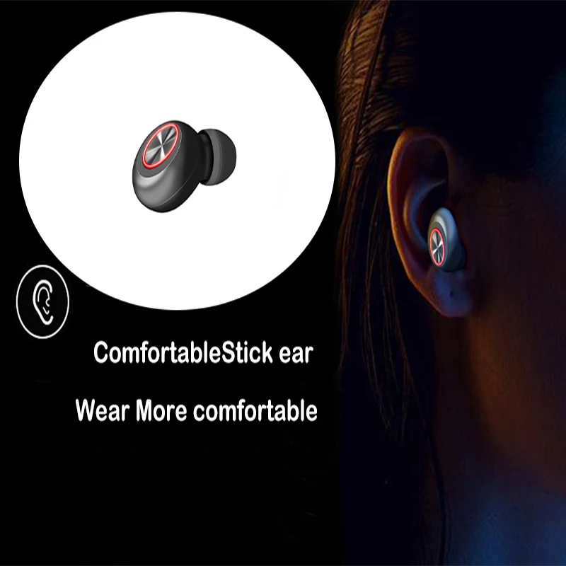 TWS, мини Bluetooth 5,0, наушники, портативные, TWS, настоящие, беспроводные, в уши, 3D стерео звук с микрофоном, громкая связь, спорт, авто сопряжение, гарнитура