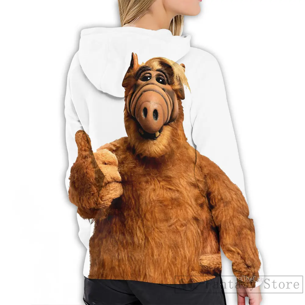 Мужские толстовки, свитшоты для женщин funny Alf(4) с принтом Повседневная Толстовка с капюшоном Streatwear
