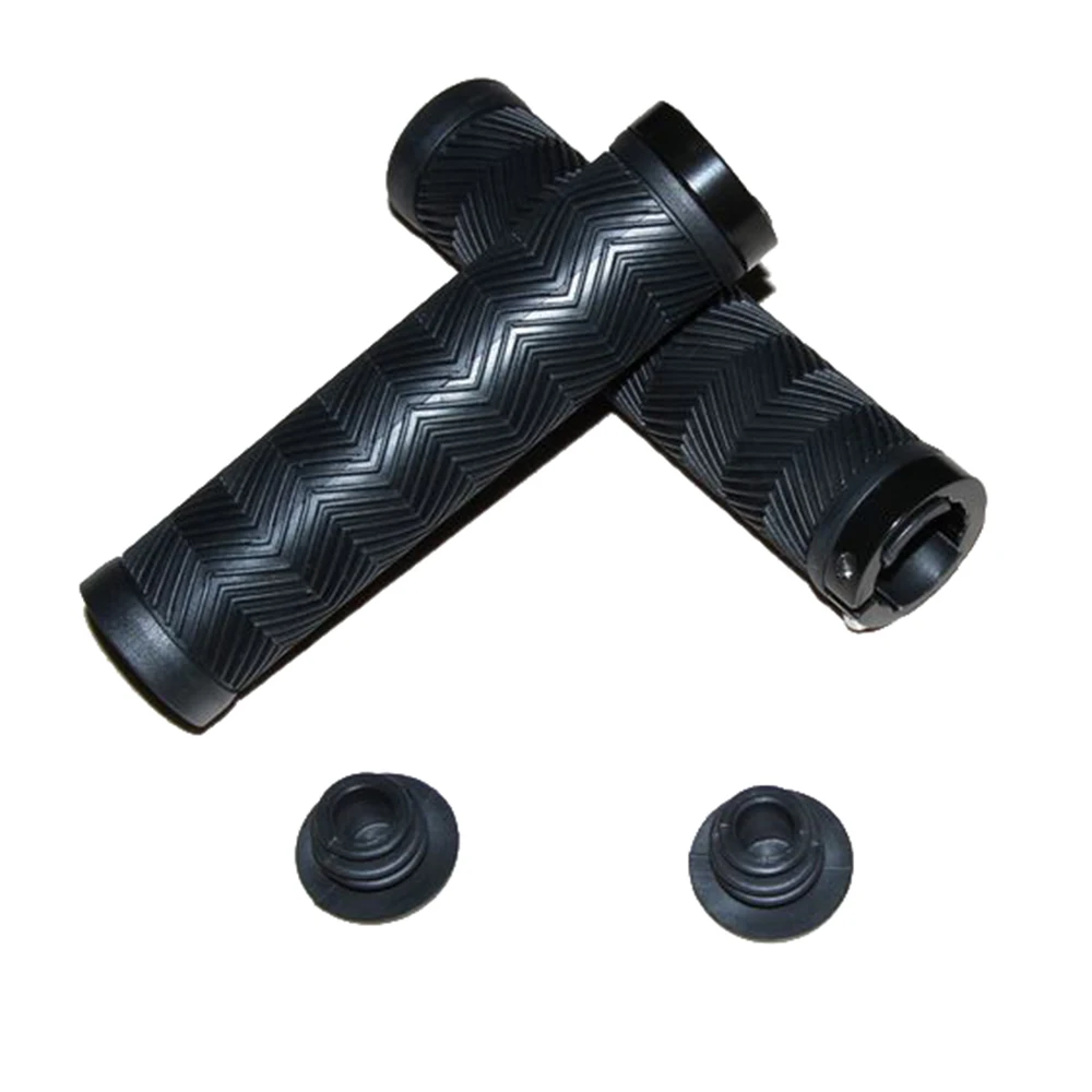 1pair Bicycle Handlebar Grips MTB Road Bike Handle Bar End Anti-Slip Rubber Mountain Bike Soft Lock On Handlebar Cover BC0212 (2)