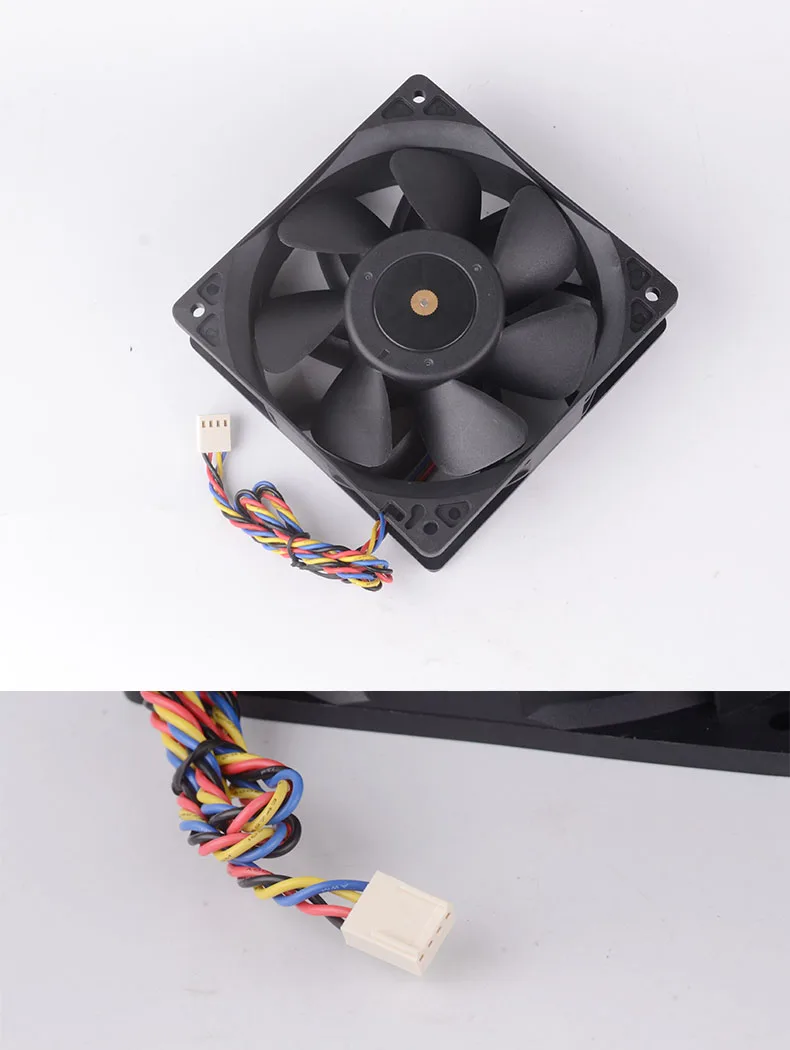 Manufacturers supply 12038 12 v 2.7 A cooling fan, chassis fan 6000 RPM high wind 4-wire PWM control Customizable fan parameters