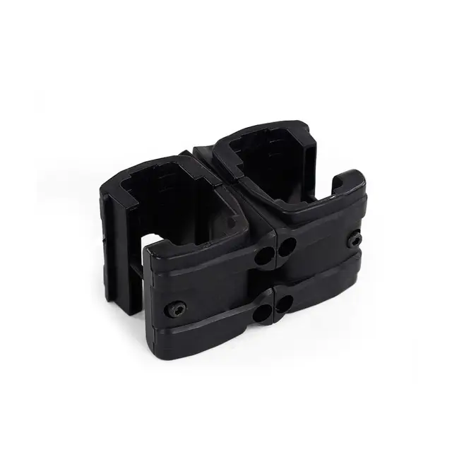 Tactical Gun Rifle Dual Magazine Coupler for MP7 Clip Connector Airsoft Military Mag Clamp Parallel Link Speed Loader Black