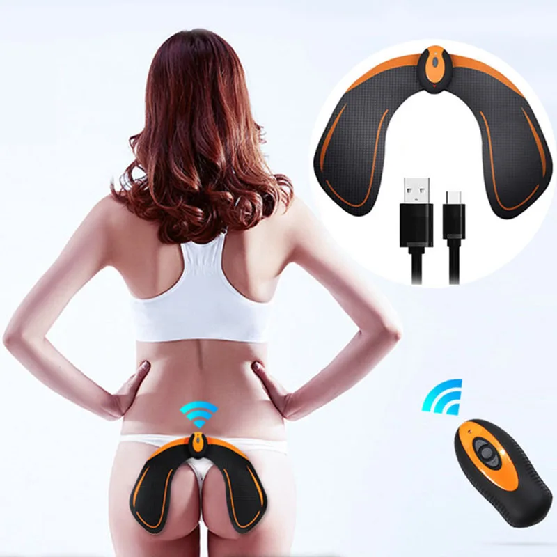 EMS Massage Hip Trainer Muscle Stimulator Buttock Lifting Butt Lift Toner ABS Fitness Body Slimming Home Gym Exercise Machine