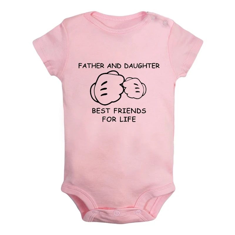 ifBaby2797P Одежда для мальчиков и девочек с изображением героев мультфильма «Лучшие друзья для всей жизни» и «мини-я» комбинезон с короткими рукавами, Подарочный костюм - Цвет: ifBaby2797P