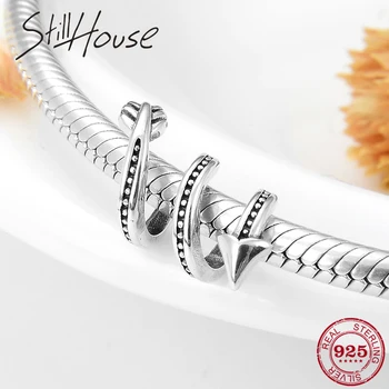 

New Fashion 925 Sterling Silver Sweet Love Cupid Arrow charms Beads Fits Original European Charms Bracelet Bangles DIY Jewelry