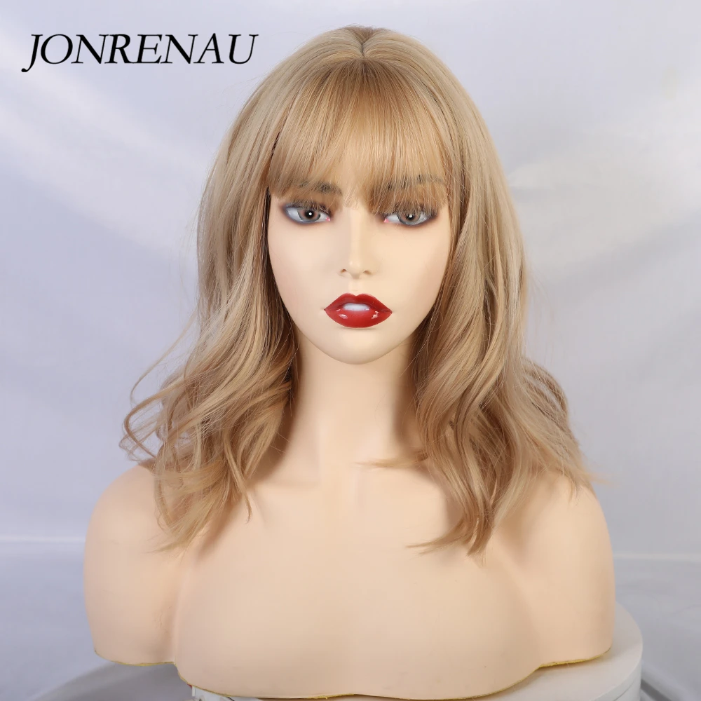 Женский парик для косплея JONRENAU длинные светлые смешанные цвета синтетические